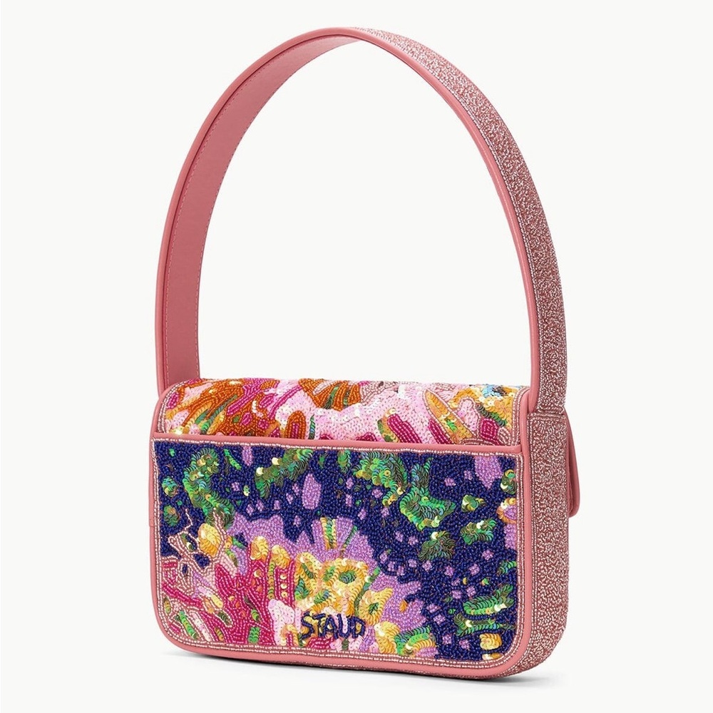 STAUD BEADED TOMMY BAG AURORA - Picture 4 of 11